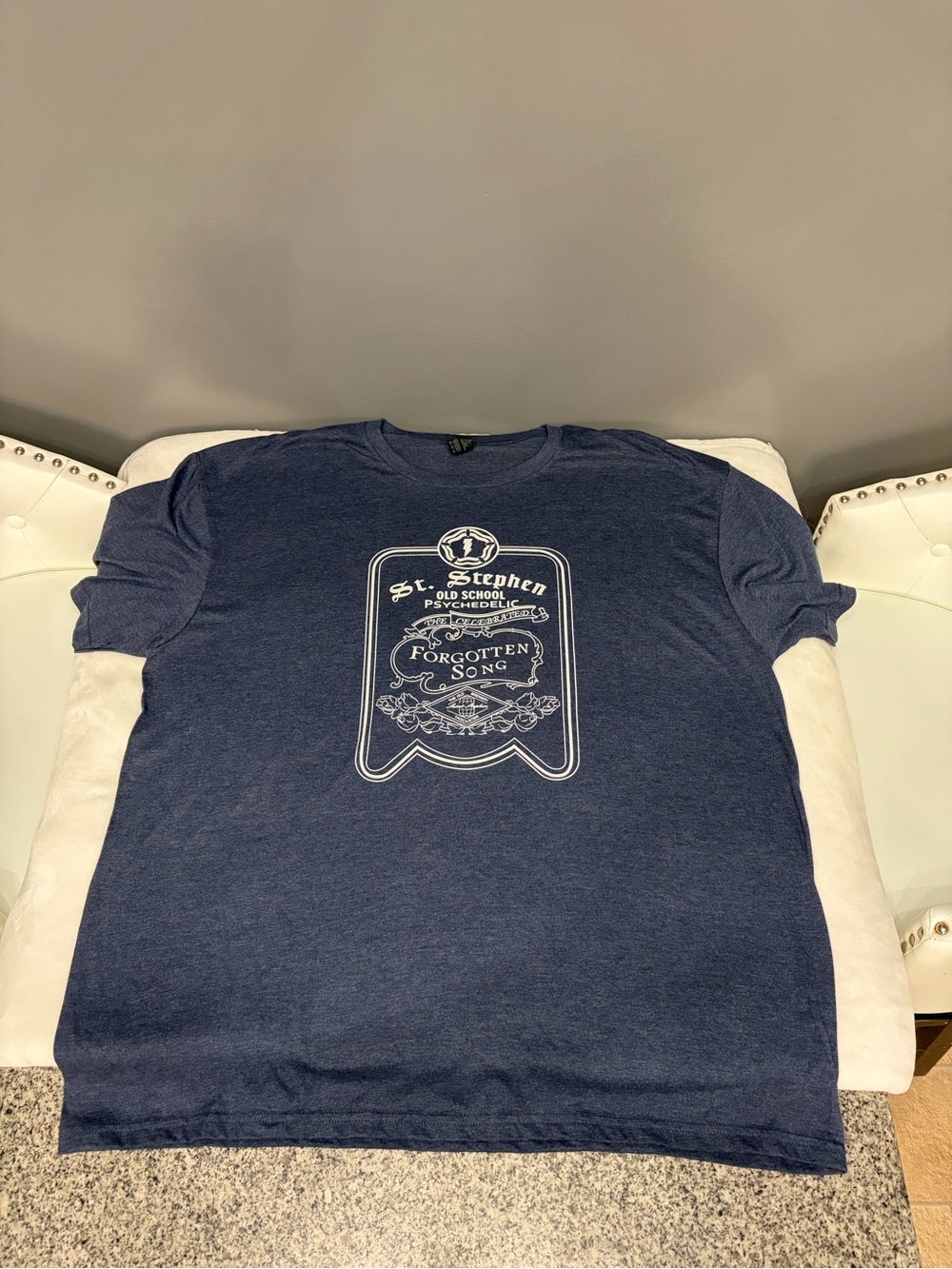 Grateful Dead St. Stephen T-Shirt Samuel Smith Beer Parody Heather Blue 2XL